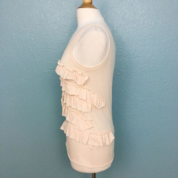 J. Crew Ruffled Sleeveless Top - Picture 3 of 4